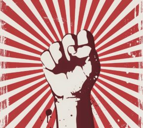 Power-koloni! socialism - mindre färg